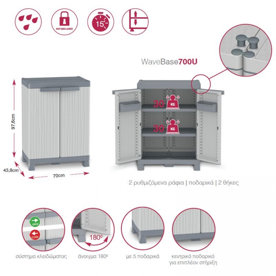 &Nu;&tau;&omicron;&upsilon;&lambda;ά&pi;&alpha; WAVE BASE 700U